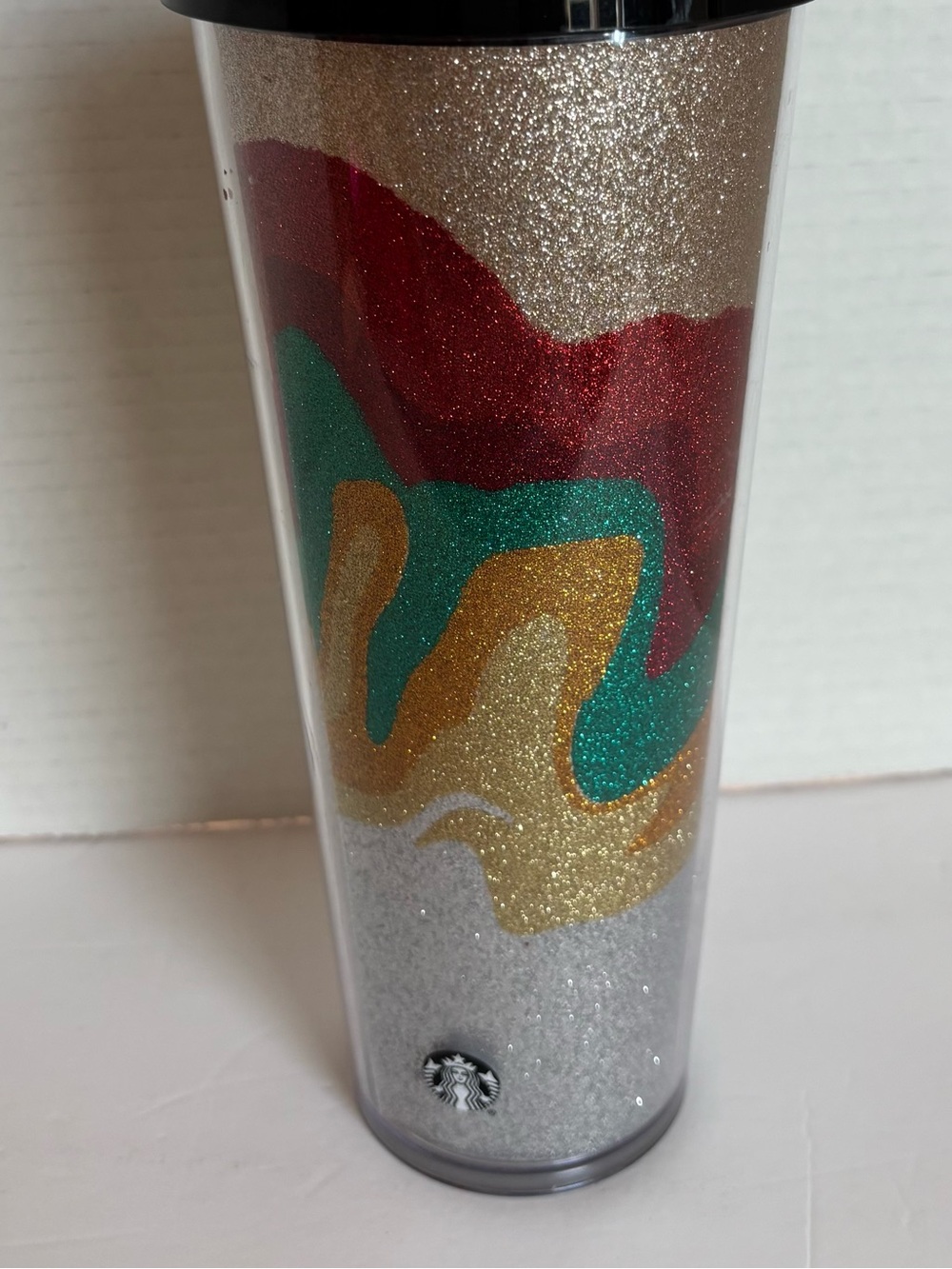Starbucks 2018 holiday sand, flow glitter cold cup Tumbler Venti